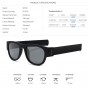 2018 Driving Fashion Women Polarized Sunnies Sunglasses Men Sun Glasses Cool Fold Shades Party Oval Sunglasses Can Bent