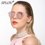SPLOV New Fashion Round Polarized Sunglasses Retro Men Women Brand Designer Coating Mirrored Sun Glasses Gafas De Sol UV400