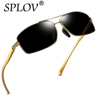 2018 luxury Brand Designer Polarized Driving Men Shades Pilot Sunglasses Male Vintage Retro Glasses Driving TAC Len UV400 Sol
