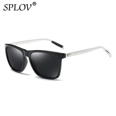 SPLOV Square Polarized Sunglasses Men Women Brand Designer Aluminum Magnesium Sun Glasses Classic Driving Glasses De Sol