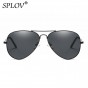 SPLOV 2018 New Aviator Polarized Sunglasses Men Women Brand Designer Retro Pilot Sun Glasses Double Beams Glasses OculosDe Sol