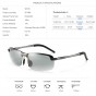 2018 All-Weather Ray Brand New Designer Photochromic Sunglasses Men Polarized Fashion Discoloration Driving Vintage Eyewear Lens