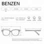 BENZEN Polarized Sunglasses Men Classic Alloy Retangle Sun Glasses Male Glasses For Driving Driver Shades Black With Case 9288