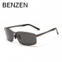 BENZEN Polarized Sunglasses Men Brand Designer Vintage Male Sun Glasses HD UV 400 Driving Glasses For Men Shades  With Case 9197