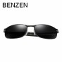 BENZEN Polarized Sunglasses Men Brand Designer Male Sun Glasses HD Driving Mirror Glasses Oculos Gafas With Case 9187