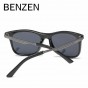 BENZEN Polarized Sunglasses Men Colorful UV Male Sun Glasses Vintage Driver Driving Glasses Shades Goggles With Case 9256