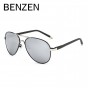 BENZEN Classic Aviation Men Sunglasses Polarized Driver Driving Male Pilot Sun Glasses UV Protection Eyewear Black With Box 9229