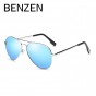 BENZEN HD Avaition Sunglasses Men Colorful Polarized Pilot  Male Sun Glasses UV Glasses For Driving Shades With Case G9221