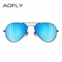 AOFLY BRAND DESIGN Pilot Polarized Sunglasses Men Women Metal Frame Male Sun Glasses Unisex Eyewear Gafas De Sol AF8090