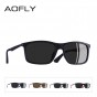 AOFLY BRAND DESIGN Classic Polarized Sunglasses Men TR90 Square Frame Sun Glasses Male Driving Goggles UV400 Eyewear AF8082