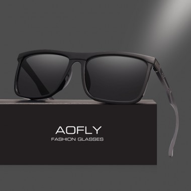 AOFLY BRAND DESIGN Men's Polarized Sunglasses Vintage Square Style Classic Male Sun Glasses Retro Gafas Oculos UV400 AF8072