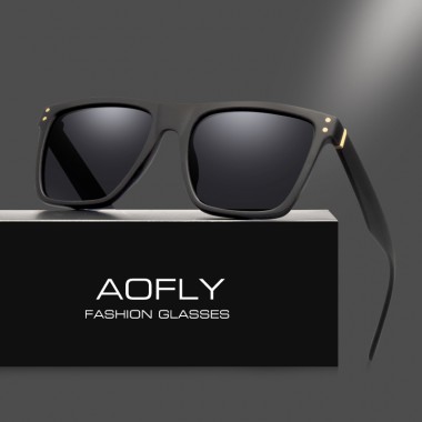 AOFLY Men Polarized Sunglasses Vintage Male Sunglasses Polaroid lenses Fashion Brand Designer Goggles Oculos Gafas De So AF8033