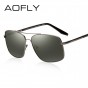 AOFLY Men's Polarized Sunglasses Fashion Brand Designer HD Polaroid Sun glasses for Men Coating Lens Double Bridge Goggle AF6107