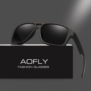 AOFLY Polarized Sunglasses Mens Cool Vintage Brand Design Male Sunglasses Polaroid lenses Goggles Shades Oculos Masculino AF8030