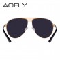 AOFLY New Fashion Men's Polarized Sunglasses Driving Coating Mirrors Eyewear Oversized Sun Glasses for Men Oculos Gafas AF2503