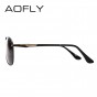 AOFLY Polarized Sunglasses Brand Sun glasses for Mens Driving Sunglasses Metal Frame Polaroid Lens Women Brand Designer Eyewear