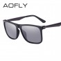 AOFLY BRAND DESIGN Classic Polarized Sunglasses Men Driving Square Black Frame Sun Glasses for Men Eyewear Male Oculos UV400