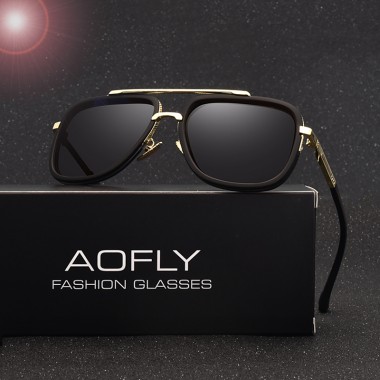 AOFLY New Fashion Men Polarized Sunglasses Male Brand Design Polaroid Lens Luxury Sun Glasses High Quality Oculos De Sol AF8035