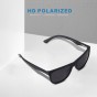 AOFLY BRAND DESGIAN Fashion Sunglasses Men Square TR90 Frame Polarized Sun Glasses Male Outdoor Sports Shades AF8081