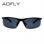 AOFLY Aluminum Magnesium Polarized Sunglasses Men Original Brand Design Driving Sun Glasses Male HD Polaroid Shades With Case
