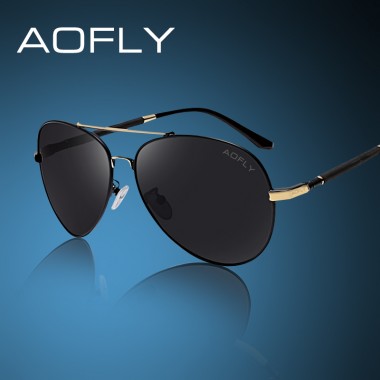 AOFLY Polarized Sunglasses Men Original Brand Sun glasses Fashion Vintage Mirror Shades Summer Style oculos de sol masculino