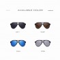 AOLFY Fashion Aviation Sunglasses Women Brand New Design Double-Bridge Lenses Frame Sunglasses Female Popular Glasses Men AF6023