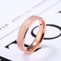 Modyle Fashion Jewelry High Quality 316L Stainless Steel Rings Dull Polish Single Ring Wedding Ring Engagement Ring