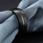 Modyle 2018 New Fashion Punk Rock black ring stainless steel cool men ring wedding jewelry