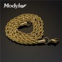 Modyle 2017 New Gold-Color Stainless Steel Men Jewelry Wholesale New Trendy Snake Chain Necklace