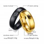 Modyle 2017 New Fashion His Queen and Her King Crown Ring Black and Gold Color Wedding Rings for Women Fashion Jewelry