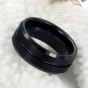 Wholesale New Europe and America Fashion men jewelry Black Pure Tungsten Steel Rings Classic Personality Ring for Men