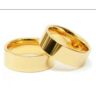 Modyle Gold-Color 4mm/6mm Tungsten Carbide Promise Wedding Bands Ring