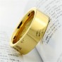Modyle Gold-Color 4mm/6mm Tungsten Carbide Promise Wedding Bands Ring