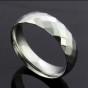 2017 New Fashion Jewelry 316L Stainless Steel Ring for Women Men Engagement Wedding Rings High Quality