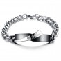 Modyle 2017 New Fashion Couple Bracelets Stainless Steel Bracelets For Women Men Jewelry Customized Named Bracelet