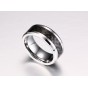 2017 New Top Quality Tungsten Carbide Ring for Men Middle Carbon Fiber Fashion Mens Accessories