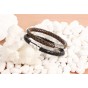 2017 new Hot fashion jewelry men's bracelets genuine leather Stainless steel Bracelet man Vintage creative Boutique