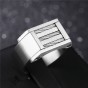 Modyle New Fashion Stainless Steel Yawei Ring Black White Charm Ring Men Women Jewelry