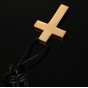Modyle 2017 New HOT Sale Fashion Jewelry Men's Copper Stainless Steel Cross Pendant Charm Leather Necklace for men/women gift