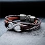Modyle 2018 Fashion Infinity 8 Bracelet Hand-woven Wrap Leather Bracelet Rope Chain Bracelet 6 Colors Men Jewelry