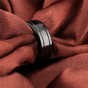 Modyle Fashion Black Tungsten Ring For Men Tungsten Wedding Ring Jewelry Fashion Men's Big Ring