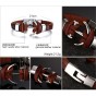 Modyle New Arrive Leather Anchor Bracelet Fashion Women Men Hooks Bracelet Wholesale Bangle Hot Sale