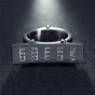 Modyle 2018 New Women Men 316L Stainless Steel AAA Zircon Silver Gold Color Ring For Women Finger Trendy Jewelry