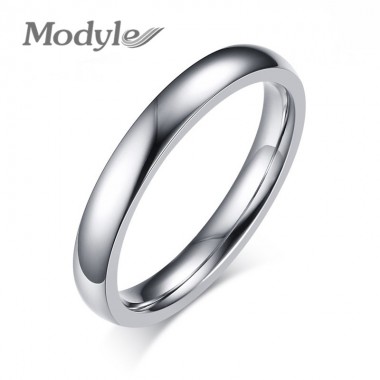 Modyle 2017 New Fashion New Fashion Ring Silver-Color Stainless Steel Ring for Women High Quality Ring Jewelry