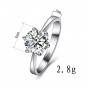 Modyle 2018 New Romantic Wedding Rings Jewelry Cubic Zirconia Ring for Women Men Silver Color Rings Accessories