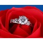 New Hot CZ Engagement Stainless Steel Ring AAA Cubic Zirconia Wedding Ring For Women