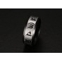 2017 High Quality Wedding Rings For Men Jewelry Stainless Steel Ring Traditional Om Mani Padme Hum Men Ring Black Color