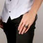 Modyle Black Punk Rock Ring Men Stainless Steel Ring wholesale Jewelry Unique Design Cool Party Gifts