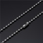 Modyle 2017 New Promotion Chain Necklace Stainless Steel Women Men Jewelry Snake Round Beads Chains For Men Women Never Fade