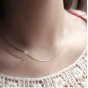 2018 silver jewelry necklace 16 18 20 22 24 inches Lobster Clasp silver snake chain necklace for women men